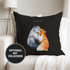 Kissen-Bezug Ich liebe dich Fuchs Geschenk Liebe Spruch Kissen-Hülle Deko-Kissen Baumwolle MoonWorks®preview