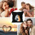 Kissen-Bezug Ich liebe dich Fuchs Geschenk Liebe Spruch Kissen-Hülle Deko-Kissen Baumwolle MoonWorks®preview