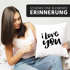 Kissen-Bezug Ich liebe Dich I love You Kissen-Hülle Deko-Kissen Baumwolle MoonWorks®preview