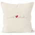 Kissen-Bezug Ich Liebe Dich Valentinstag Geschenk Schriftzug Kissen-Hülle Deko-Kissen Baumwolle MoonWorks®preview