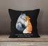 Kissen-Bezug Ich will dich heute morgen nächste Woche Fuchs Geschenk Liebe Spruch verliebt Freund Freundin Kissen-Hülle Baumwolle MoonWorks®preview