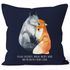 Kissen-Bezug Ich will dich heute morgen nächste Woche Fuchs Geschenk Liebe Spruch verliebt Freund Freundin Kissen-Hülle Baumwolle MoonWorks®preview
