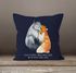 Kissen-Bezug Ich will dich heute morgen nächste Woche Fuchs Geschenk Liebe Spruch verliebt Freund Freundin Kissen-Hülle Baumwolle MoonWorks®preview