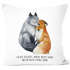 Kissen-Bezug Ich will dich heute morgen nächste Woche Fuchs Geschenk Liebe Spruch verliebt Freund Freundin Kissen-Hülle Baumwolle MoonWorks®preview