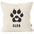 Kissen-Bezug Katze Katzentatze Herz personalisierbares Geschenk für Katzenbesitzer anpassbarer Name Moonworks®preview