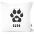 Kissen-Bezug Katze Katzentatze Herz personalisierbares Geschenk für Katzenbesitzer anpassbarer Name Moonworks®preview