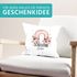 Kissen-Bezug Kinder Geschenk Einschulung 2025 Schulkind personalisiert mit Namen Regenbogen Design SpecialMe®preview