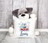 Kissen-Bezug Kinder personalisiert mit Name Bär Boot Segelboot Aufdruck Motiv  Namenskissen Kinder Baby SpecialMe®preview