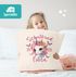 Kissen-Bezug Kinder Schulkind 2025 Geschenk zur Einschulung personalisiert mit Namen Einhorn Jahreszahl SpecialMe®preview