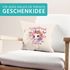 Kissen-Bezug Kinder Schulkind 2025 Geschenk zur Einschulung personalisiert mit Namen Einhorn Jahreszahl SpecialMe®preview
