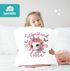 Kissen-Bezug Kinder Schulkind 2025 Geschenk zur Einschulung personalisiert mit Namen Einhorn Jahreszahl SpecialMe®preview