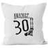 Kissen-Bezug Knackige {style_variation_string} runder Geburtstag Geschenk Skelett Knochen Lustig MoonWorks®preview