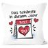 Kissen-Bezug Liebe Das Schönste in diesem Jahr bist du Spruch Herz Geschenk Valentinstag Jahrestag Weihnachten SpecialMe®preview