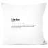 Kissen-Bezug Liebe Definition Dictionary Kissen-Hülle Deko-Kissen Baumwolle MoonWorks®preview