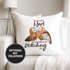 Kissen-Bezug Liebe ist nur ein Wort Eule Liebe Spruch Kissen-Hülle Deko-Kissen Baumwolle MoonWorks®preview