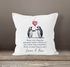 Kissen-Bezug Liebe Liebeserklärung Heiratsantrag Pinguin Paar Spruch personalisiert Namen Ein Leben lang SpecialMe®preview