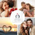 Kissen-Bezug Liebe Liebeserklärung Heiratsantrag Pinguin Paar Spruch personalisiert Namen Ein Leben lang SpecialMe®preview