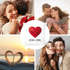 Kissen-Bezug Liebe mit 2 Namen personalierte Geschenke Paare Hochzeit Jahrestag Vaentinstag Dekokissen SpecialMe®preview