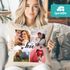 Kissen-Bezug Liebe mit Foto-Collage eigene Bilder Wunschtext Schriftzug Love persönliche Geschenkideen personalisierbar Baumwolle SpecialMe®preview