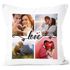 Kissen-Bezug Liebe mit Foto-Collage eigene Bilder Wunschtext Schriftzug Love persönliche Geschenkideen personalisierbar Baumwolle SpecialMe®preview