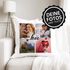 Kissen-Bezug Liebe mit Foto-Collage eigene Bilder Wunschtext Schriftzug Love persönliche Geschenkideen personalisierbar Baumwolle SpecialMe®preview