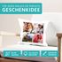 Kissen-Bezug Liebe mit Foto-Collage eigene Bilder Wunschtext Schriftzug Love persönliche Geschenkideen personalisierbar Baumwolle SpecialMe®preview
