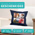 Kissen-Bezug Liebe mit Foto-Collage eigene Bilder Wunschtext Schriftzug Love persönliche Geschenkideen personalisierbar Baumwolle SpecialMe®preview