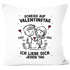 Kissen-Bezug Liebes-Geschenk personalisiert Mann Frau Valentinstag Spruch Lustig Ich liebe Dich jeden Tag SpecialMe®preview