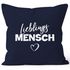 Kissen-Bezug Lieblings-Mensch Motiv Kissen-Hülle Deko-Kissen Geschenk MoonWorks®preview