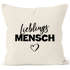 Kissen-Bezug Lieblings-Mensch Motiv Kissen-Hülle Deko-Kissen Geschenk MoonWorks®preview