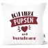Kissen-Bezug lustiger Spruch Ich liebe pupsen und dich personalisierbares Motiv Wunschname Geschenk witzige Liebeserklärung MoonWorks®preview