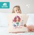 Kissen-Bezug Mädchen Meerjungfrau Schulkind 2025 Geschenkidee Einschulung personalisiert mit Namen SpecialMe®preview