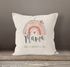Kissen-Bezug Mama Geschenk von Kindern Motiv Regenbogen personalisiert mit Namen Muttertag SpecialMe®preview
