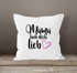 Kissen-Bezug Mama hab dich lieb Geschenk Muttertag Kissen-Hülle Deko-Kissen Baumwolle MoonWorks®preview