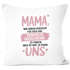 Kissen-Bezug Mama, Opa, Bonus Mama, Geschenk Weihnachten Geburtstag Kissen-Hülle Deko-Kissen Baumwolle MoonWorks®preview