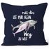 Kissen-Bezug Mit dir ist mir kein Weg zu weit Delfin Delphin Liebe Spruch Geschenk Weihnachten Valentinstag Kissen-Hülle MoonWorks®preview