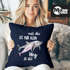Kissen-Bezug Mit dir ist mir kein Weg zu weit Delfin Delphin Liebe Spruch Geschenk Weihnachten Valentinstag Kissen-Hülle MoonWorks®preview