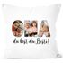 Kissen-Bezug mit eigenen Fotos selbst gestalten personalisiertes Geschenk für Oma Muttertagsgeschenk SpecialMe®preview