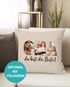 Kissen-Bezug mit eigenen Fotos selbst gestalten personalisiertes Geschenk für Oma Muttertagsgeschenk SpecialMe®preview
