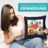 Kissen-Bezug mit Foto-Collage 4 eigene Bilder und Wunschtext persönliche Geschenkidee personalisierbar Baumwolle SpecialMe®preview