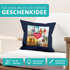 Kissen-Bezug mit Foto-Collage 4 eigene Bilder und Wunschtext persönliche Geschenkidee personalisierbar Baumwolle SpecialMe®preview