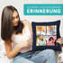 Kissen-Bezug mit Foto-Collage personalisiert mit bis zu 4 Bildern Wunschtext Fotogeschenk Beste Freundin Freundschaftsgeschenk SpecialMe®preview