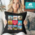 Kissen-Bezug mit Foto Fotocollage bis zu 8 eigene Bilder Wunschtext Geschenk personalisierbar Baumwolle SpecialMe®preview