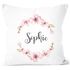 Kissen-Bezug mit Namen Blumen Kissen-Hülle Namenskissen Baumwolle personalisierte Geschenke Dekokissen SpecialMe®preview