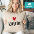 Kissen-Bezug mit Namen und Herz personalisierbares Motiv individuelles Geschenk Liebe beste Freundin SpecialMe®preview