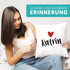 Kissen-Bezug mit Namen und Herz personalisierbares Motiv individuelles Geschenk Liebe beste Freundin SpecialMe®preview