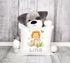Kissen-Bezug mit Namen Wunschname Dino Dinosaurier T-Rex Tiermotiv Namenskissen Kinder Baby SpecialMe®preview