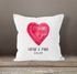 Kissen-Bezug mit zwei Namen und Datum Herz Kissen-Hülle Baumwolle personalisierte Geschenke Liebe Hochzeit SpecialMe®preview