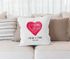 Kissen-Bezug mit zwei Namen und Datum Herz Kissen-Hülle Baumwolle personalisierte Geschenke Liebe Hochzeit SpecialMe®preview