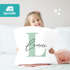Kissen-Bezug Monogramm Kissen-Hülle mit Namen Initiale Design Pastellfarben Baumwolle personalisierte Geschenke Dekokissen SpecialMe®preview